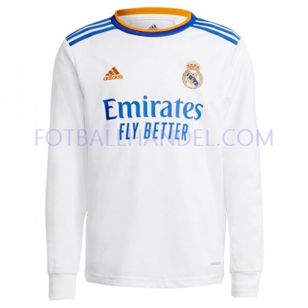 Herre Fotballdrakter Real Madrid Hjemme 2021-22 Langermet